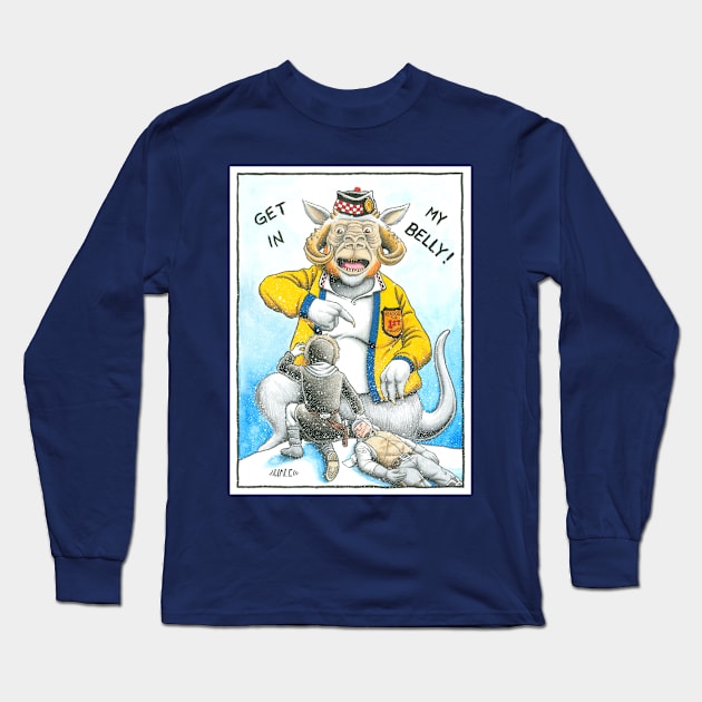 Get In My Belly Long Sleeve T-Shirt by Stolencheese